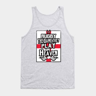 England Rugby Game Play in Heaven Tank Top